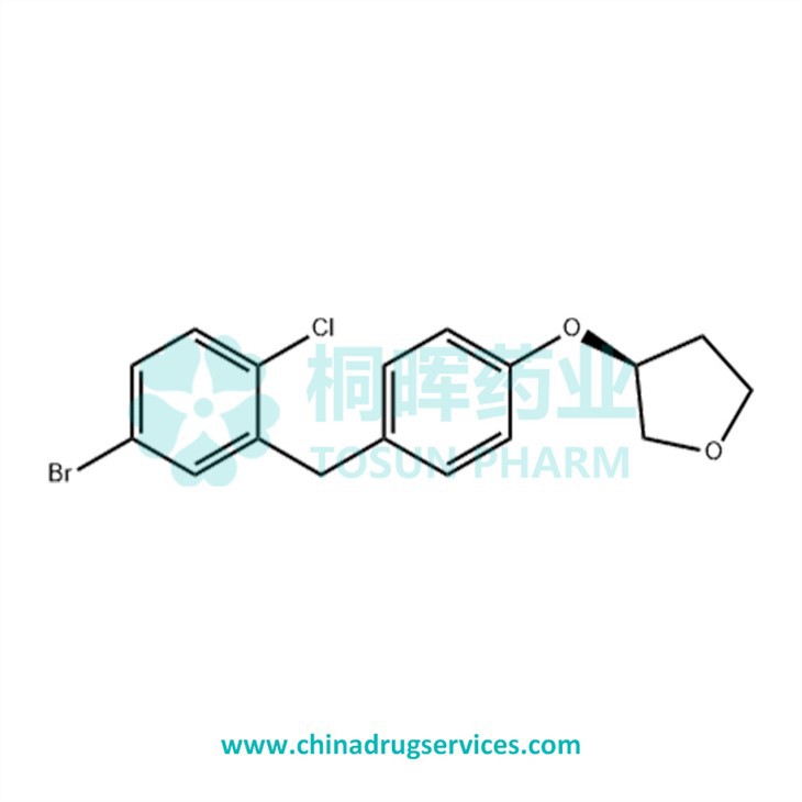 (3S)-3-[4-[(5-Bromo-2-chlorophenyl)methyl]phenoxy]tetrahydro-furan