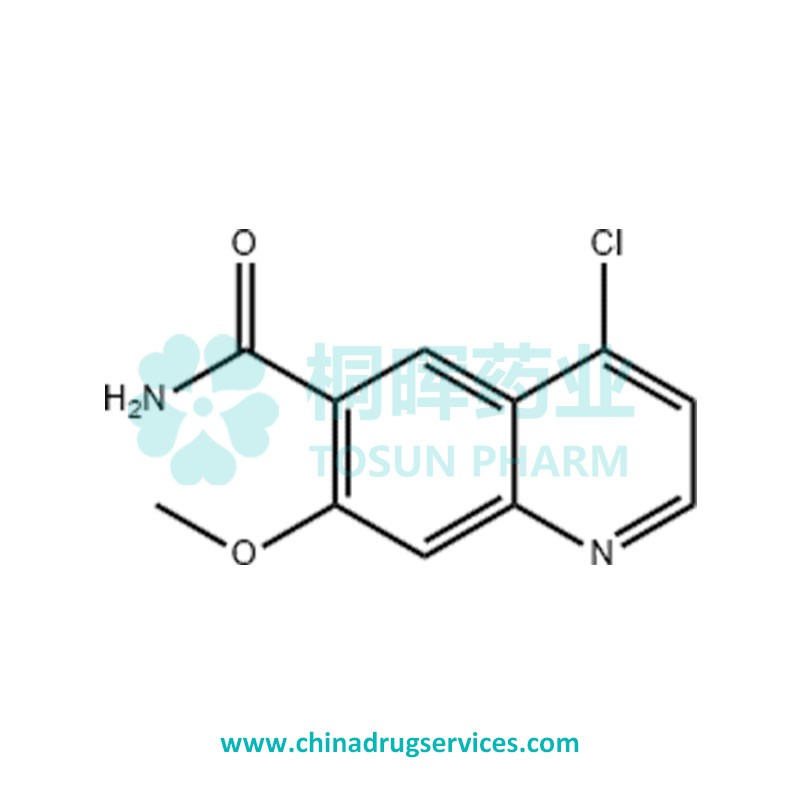 Tosun Pharm-Intermediate-4-chloro-7-Methoxyquinoline-6-carboxaMide-CAS-417721-36-9