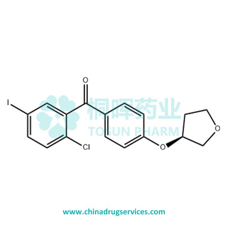 (S)-(2-Chloro-5-iodophenyl)(4-(tetrahydrofuran-3-yloxy)phenyl)methanone