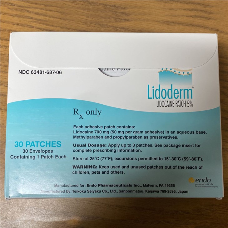 Lidoderm Lidocaine Patch 5% Reference Listed Drug