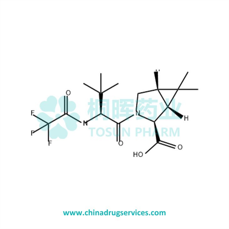 (1R,2S,5S)-3-((S)-3,3-dimethyl-2-(2,2,2-trifluoroacetamido)butanoyl)-6,6-dimethyl-3-azabicyclo[3.1.0]hexane-2-carboxylic Acid