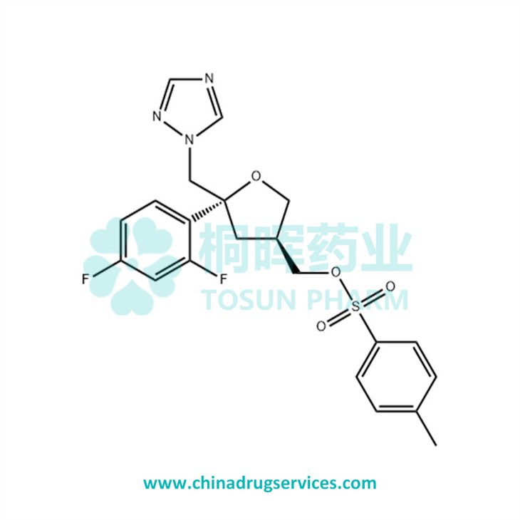 (5R-cis)-Toluene-4-sulfonic Acid 5-(2,4-difluorophenyl)-5-(1H-1,2,4-triazol-1-yl)methyltetrahydrofuran-3-ylmethyl Ester