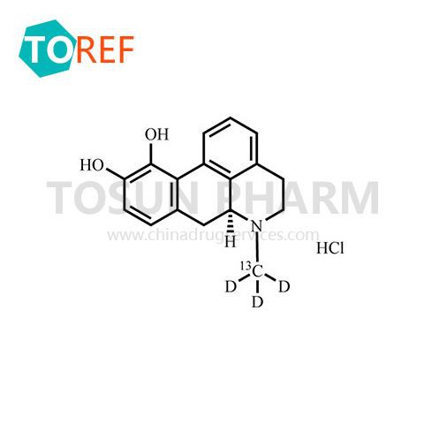 (S)-Apomorphine-13C-d3 HCl