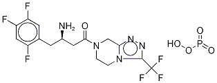 (S)-Sitagliptin Phosphate (25 Mg) ((S)-3-amino-1-(3-(trifluoromethyl)-5,6-dihydro-[1,2,4]triazolo[4,3-a]pyrazin-7(8H)-yl)-4-(2,4,5-trifluorophenyl)butan-1-one Phosphate)