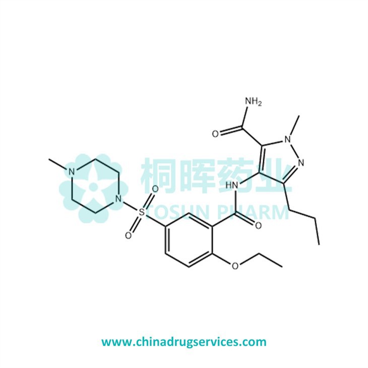 1H-PYRAZOLE-5-CARBOXAMIDE, 4-[[2-ETHOXY-5-[(4-METHYL-1-PIPERAZINYL)SULFONYL]BENZOYL]AMINO]-1-METHYL-3-PROPYL-